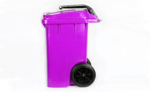 خرید مستقیم سطل زباله چرخدار پلاستیکی